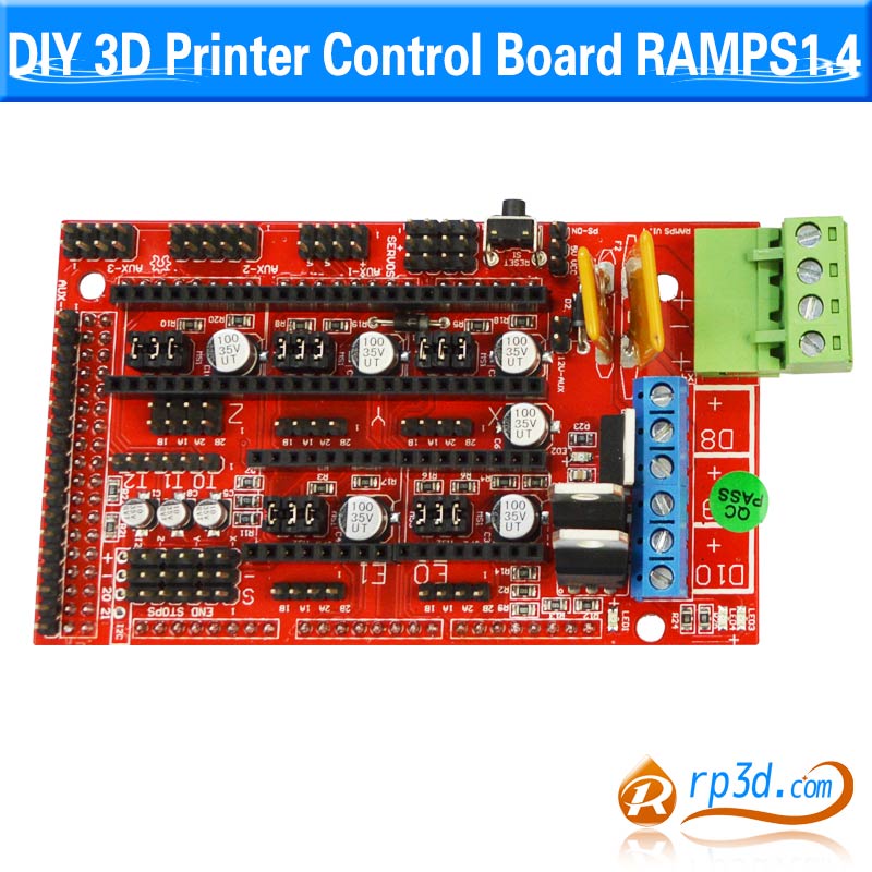 3D Printer Controller RAMPS 1.4 + Mega 2560 R3 + 5pcs A4988 +LCD